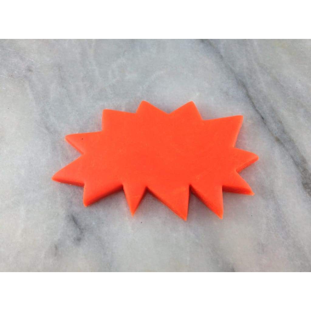 Comic Book BOOM Cookie Cutter Outline #2 Comic Book / Vehicles Cookie Cutter Lady 