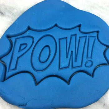 Comic Book Pow Cookie Cutter Detailed Starburst
