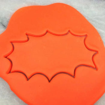 Comic Book Pow Cookie Cutter Outline #1 - Comic Book / Vehicles