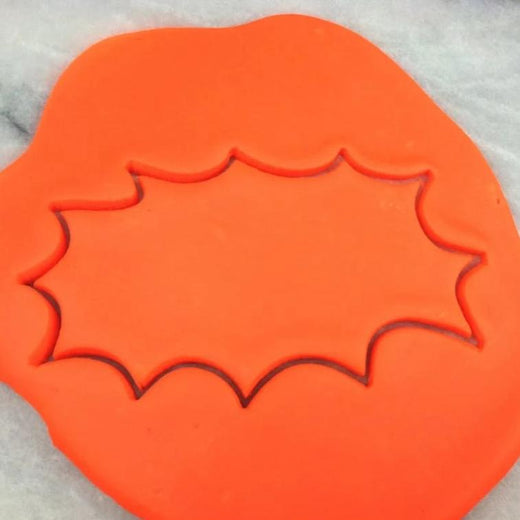 Comic Book Pow Cookie Cutter Outline #1 - Comic Book / Vehicles