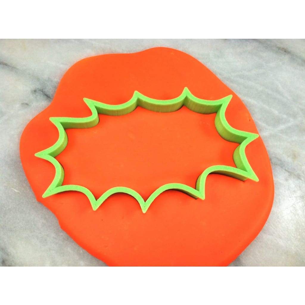 Comic Book Pow Cookie Cutter Outline #1 - Comic Book / Vehicles