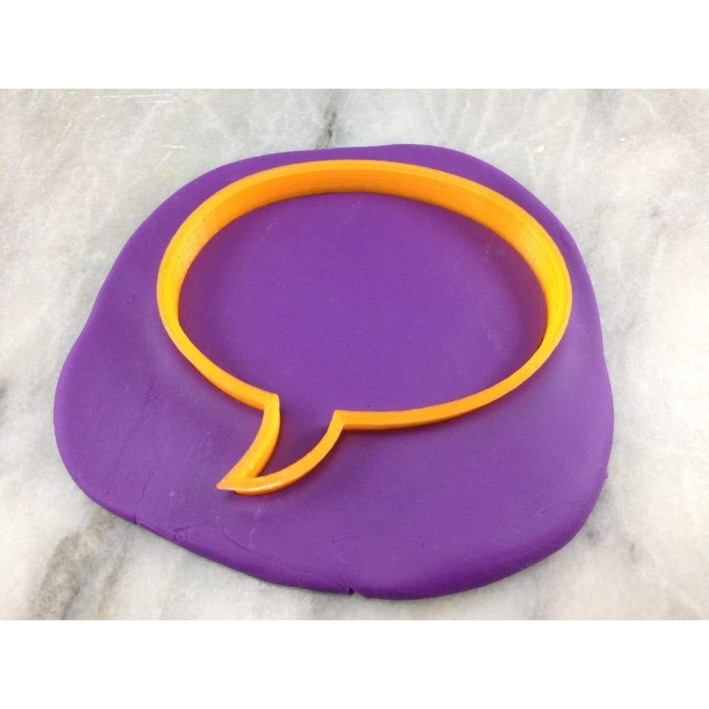 Comic Speech Bubble Cookie Cutter Outline #2 - Comic Book / Vehicles