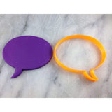 Comic Speech Bubble Cookie Cutter Outline #2 - Comic Book / Vehicles