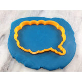 Comic Speech Bubble Cookie Cutter Outline #3 - Comic Book / Vehicles