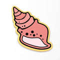 Conch Cookie Cutter | Stamp | Stencil #1