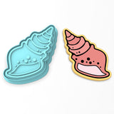 Conch Cookie Cutter | Stamp | Stencil #1