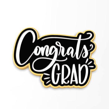 Congrats Grad Cookie Cutter | Stamp | Stencil #1