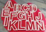 Coolvetica Cookie Cutter Letter Set - Letters/ Numbers/ Shapes