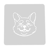 Corgi Cookie Cutter | Stamp | Stencil #1 Animals & Dinosaurs Cookie Cutter Lady MINI - 2 Inches (5cm) Stencil ONLY 
