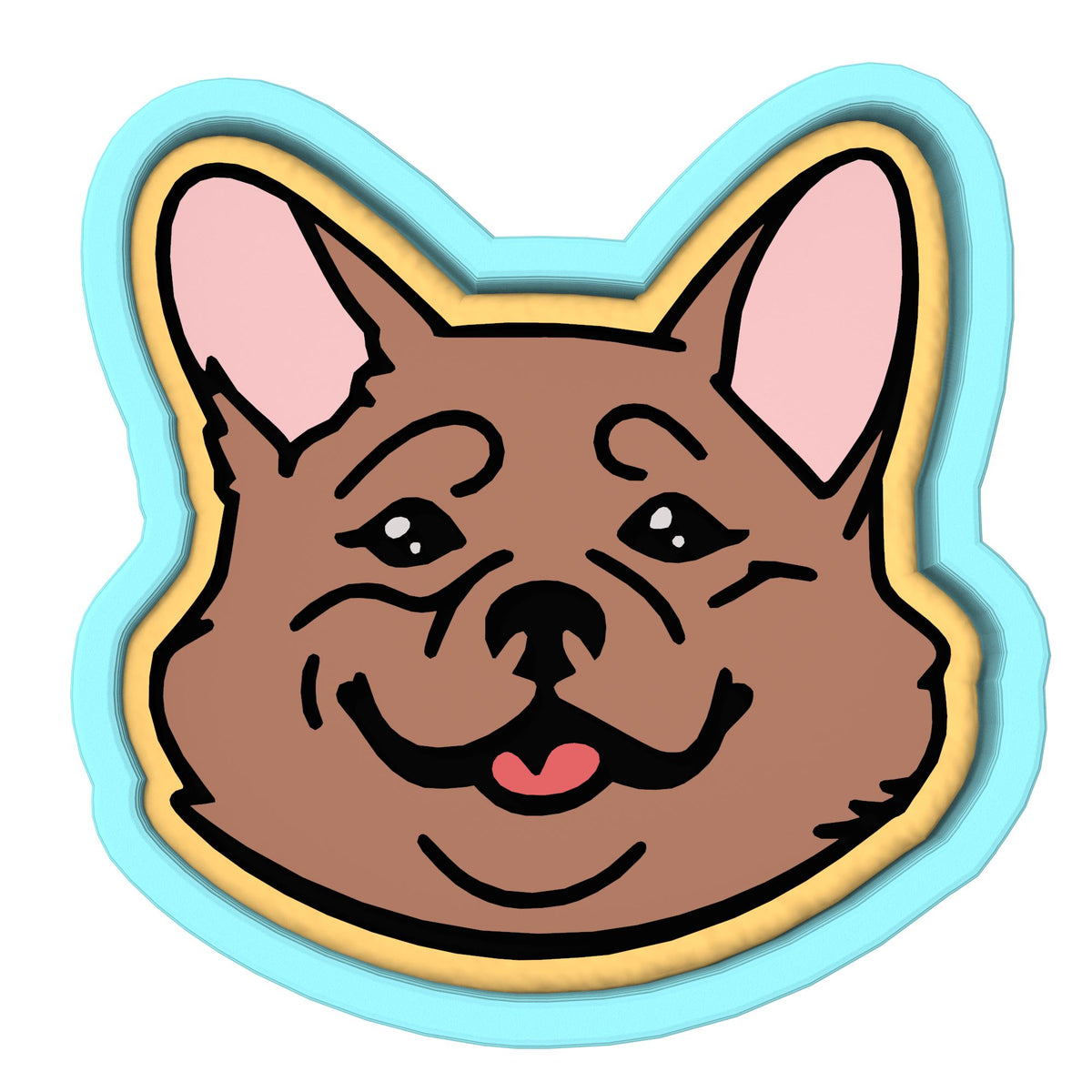 Corgi Cookie Cutter | Stamp | Stencil #1 Animals & Dinosaurs Cookie Cutter Lady 