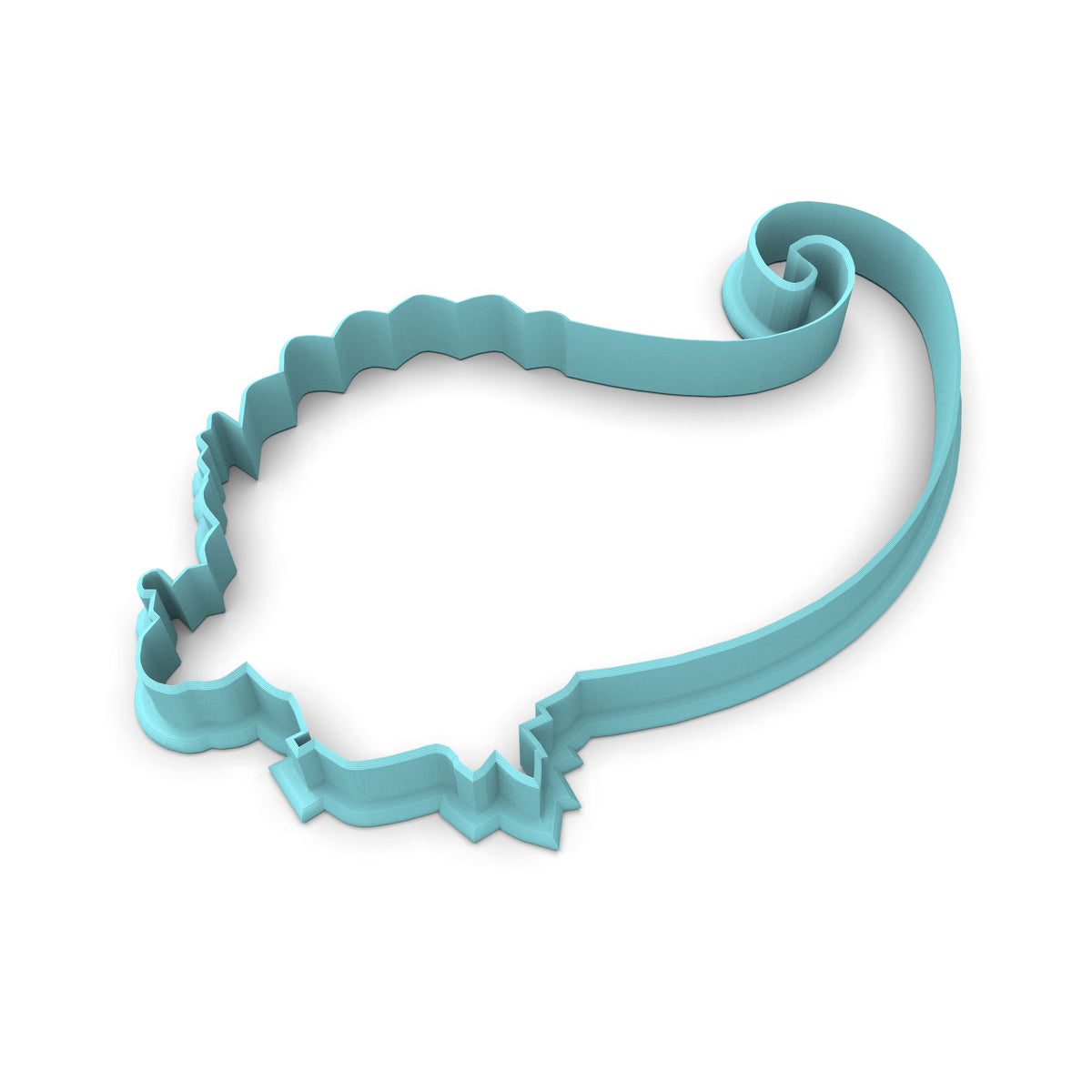 Cornucupia Cookie Cutter Outline & Stamp Halloween / Fall Cookie Cutter Lady 2 Inch Small Cupcake Cutter Only No