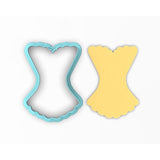 Corset #1 Cookie Cutter Outline - Bachelorette & Bachelor