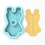 Corset Cookie Cutter | Stamp | Stencil #1