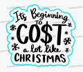 Cost A Lot Like Christmas Cookie Cutter | Stamp | Stencil #1 Xmas / Winter / NYE Cookie Cutter Lady 2 Inch Small Cupcake Cutter + Stamp No
