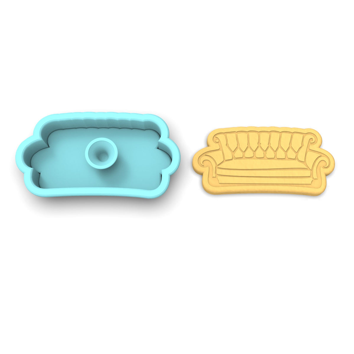 Couch Cookie Cutter | Stamp | Stencil #1