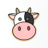 Cow Face Cookie Cutter | Stamp | Stencil #1