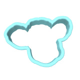 Cow Head Moo Cookie Cutter | Stamp | Stencil #1 Animals & Dinosaurs Cookie Cutter Lady MINI - 2 Inches (5cm) Cookie Cutter ONLY (Outline) 