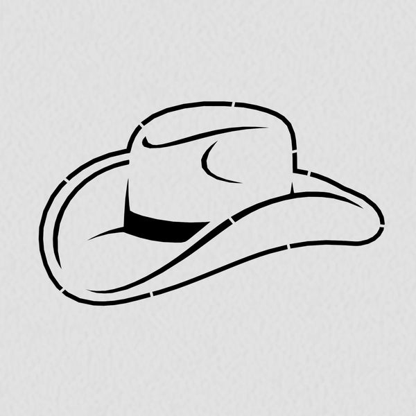 Cowboy Hat Cookie Cutter | Stamp | Stencil #1 cowboy-hat-cookie-cutter-stamp-stencil-1