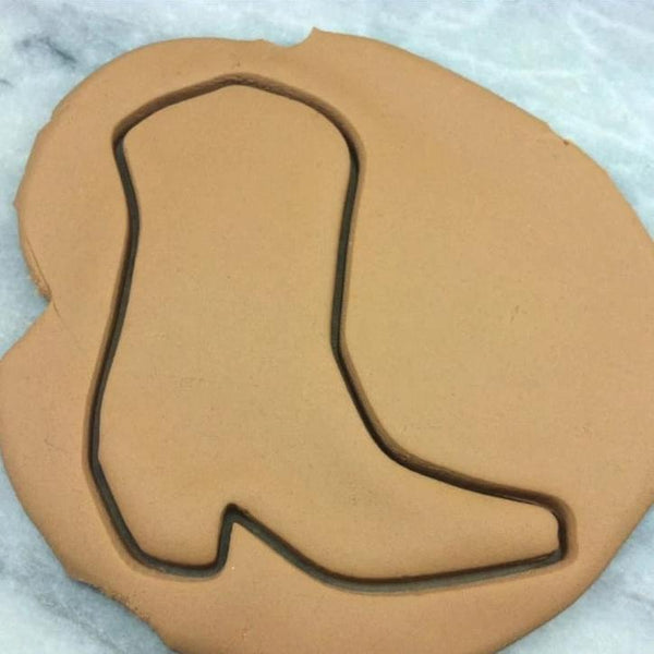 Cowgirl Boot Outline Cookie Cutter Outline - Girly / Dolls / Princess