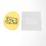 Crane Love Cookie Cutter | Stamp | Stencil #1 Comic Book / Vehicles Cookie Cutter Lady 2 Inch Small Cupcake Stamp Only Yes