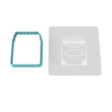 Crayon Box Cookie Cutter | Stamp | Stencil #1