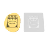 Crayon Box Cookie Cutter | Stamp | Stencil #1