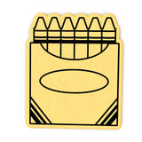 Crayon Box Cookie Cutter | Stamp | Stencil #1