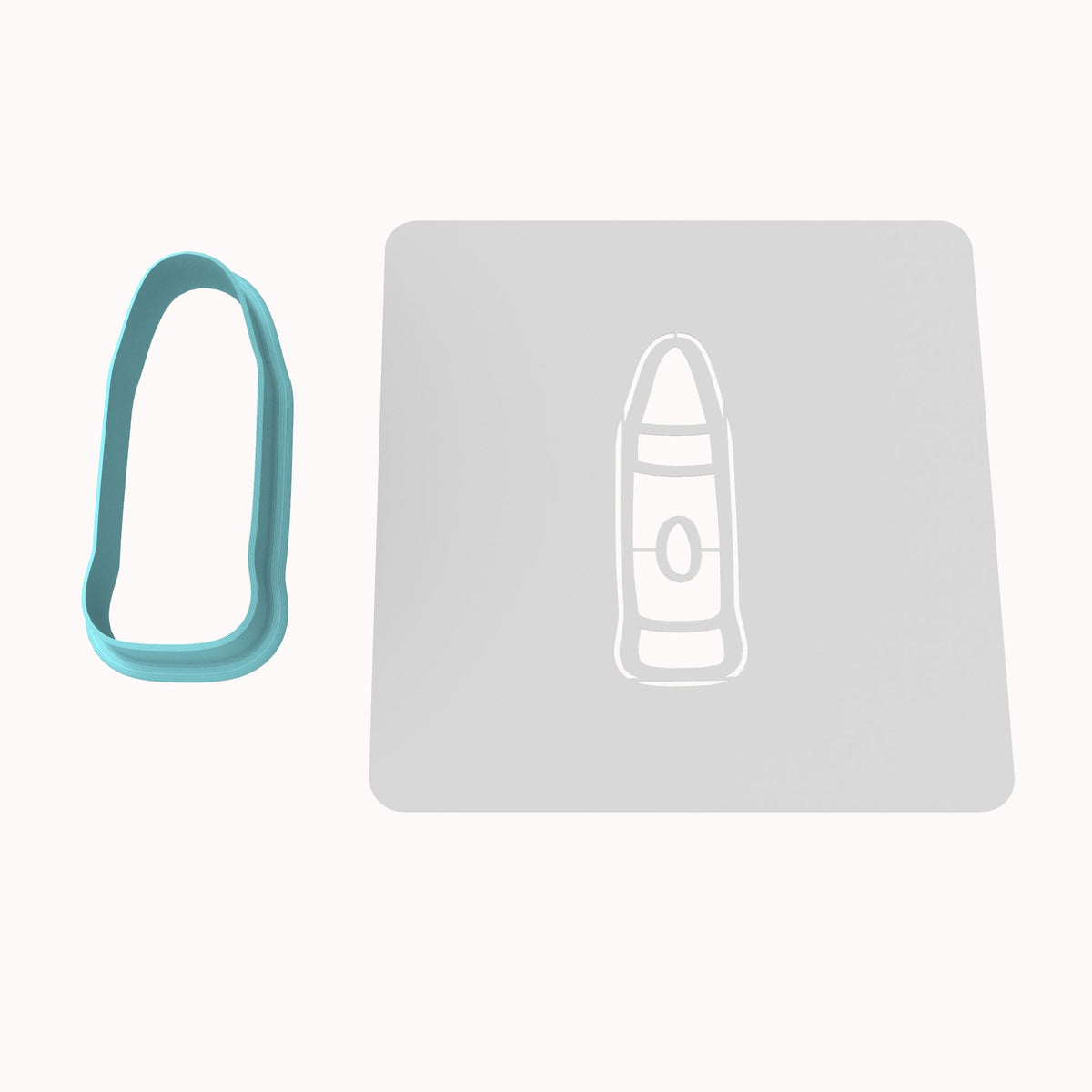 Crayon Cookie Cutter | Stamp | Stencil #1