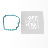 Crayon Cookie Cutter | Stamp | Stencil #1