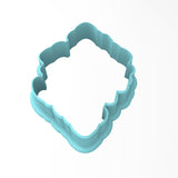 Cross Flowered with Ribbon Cookie Cutter | Stamp | Stencil #1