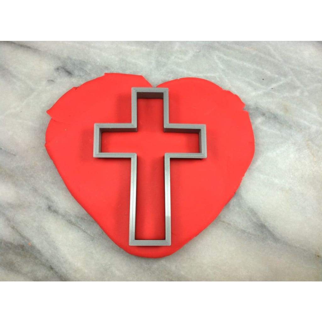 Cross Outline #1 Cookie Cutter - Letters/ Numbers/ Shapes