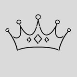Crown Cookie Cutter | Stamp | Stencil #1