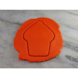 Cupcake Cookie Cutter Outline #2 - Mom / Dad / Bday / Party