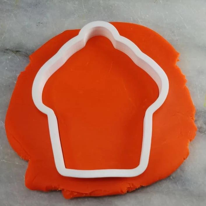 Cupcake Cookie Cutter Outline #2 - Mom / Dad / Bday / Party