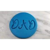 Cursive Letter Cookie Stamps Set - Letters/ Numbers/ Shapes