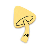 Curved Bell Mushroom Cookie Cutter | Stamp | Stencil