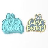 Cutest Bunny Cookie Cutter | Stamp | Stencil #1