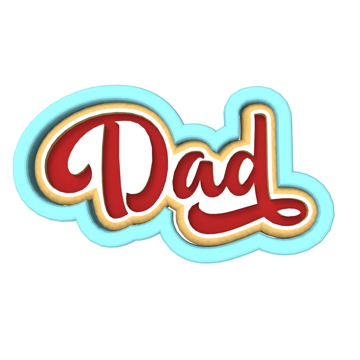 Dad Cookie Cutter | Stamp | Stencil #1A Cookie Cutter Lady 