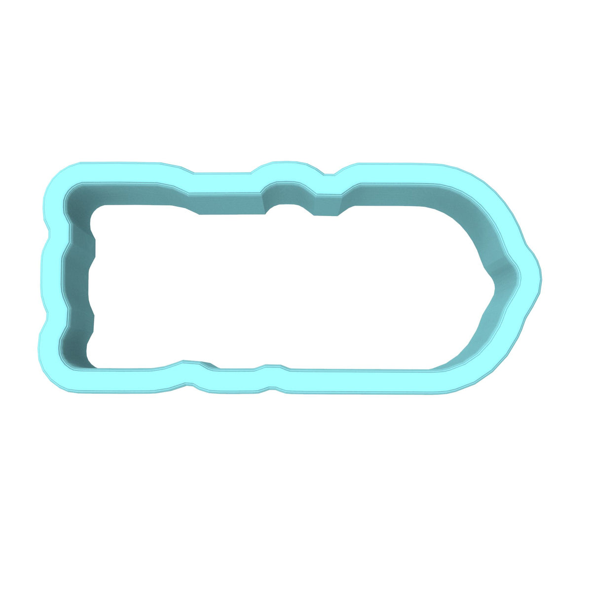 Dad I Love You Cookie Cutter | Stamp | Stencil #1 Cookie Cutter Lady MINI - 2 Inches (5cm) Cookie Cutter ONLY (Outline) 