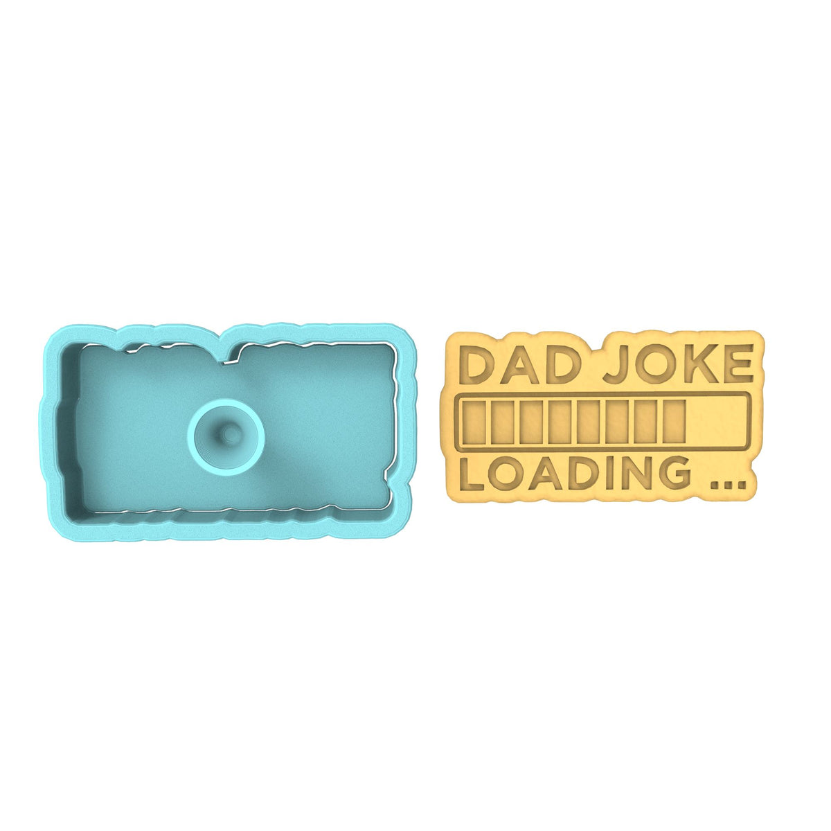 Dad Joke Loading Cookie Cutter | Stamp | Stencil #1 Wedding / Baby / V Day Cookie Cutter Lady 