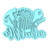 Dad Life Cookie Cutter | Stamp | Stencil #1 Cookie Cutter Lady MINI - 2 Inches (5cm) Stamp ONLY 