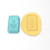 Dad Man Myth Legend Cookie Cutter | Stamp | Stencil #1