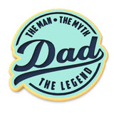 Dad: Man Myth Legend Cookie Cutter | Stamp | Stencil #2 Boys/ Army / Outdoorsman Cookie Cutter Lady 