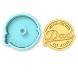 Dad: Man Myth Legend Cookie Cutter | Stamp | Stencil #2 Boys/ Army / Outdoorsman Cookie Cutter Lady 