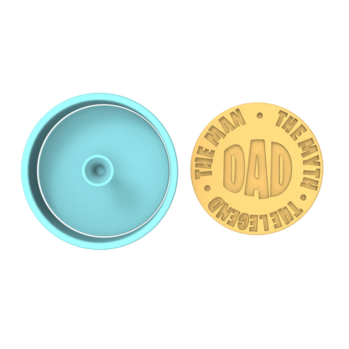 Dad Man Myth Legend Cookie Cutter | Stamp | Stencil #2V Cookie Cutter Lady 