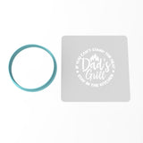 Dad's Grill Cookie Cutter | Stamp | Stencil #1