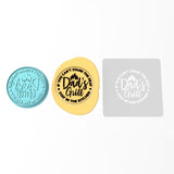 Dad's Grill Cookie Cutter | Stamp | Stencil #1
