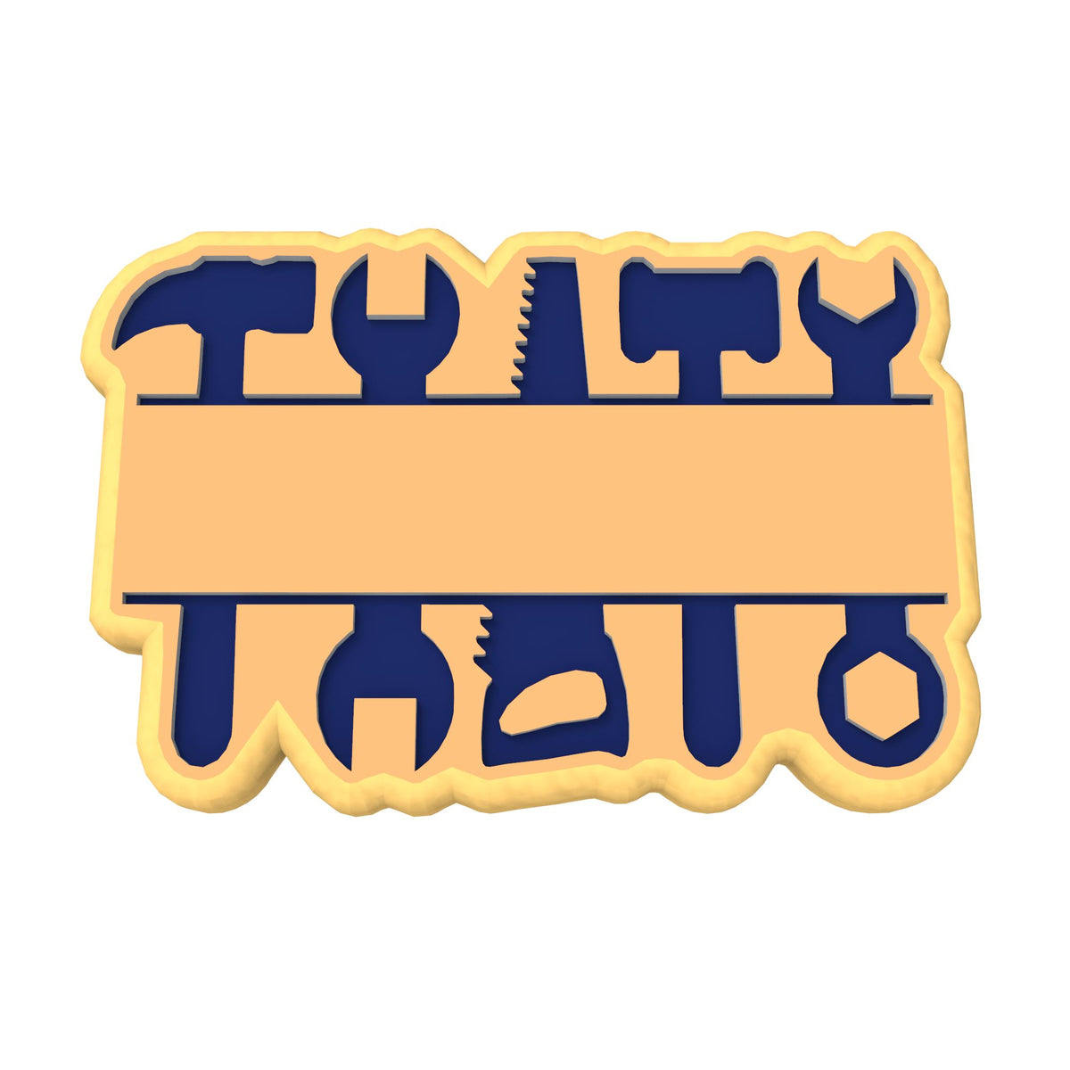 Dad's Tools Cookie Cutter | Stamp | Stencil #1