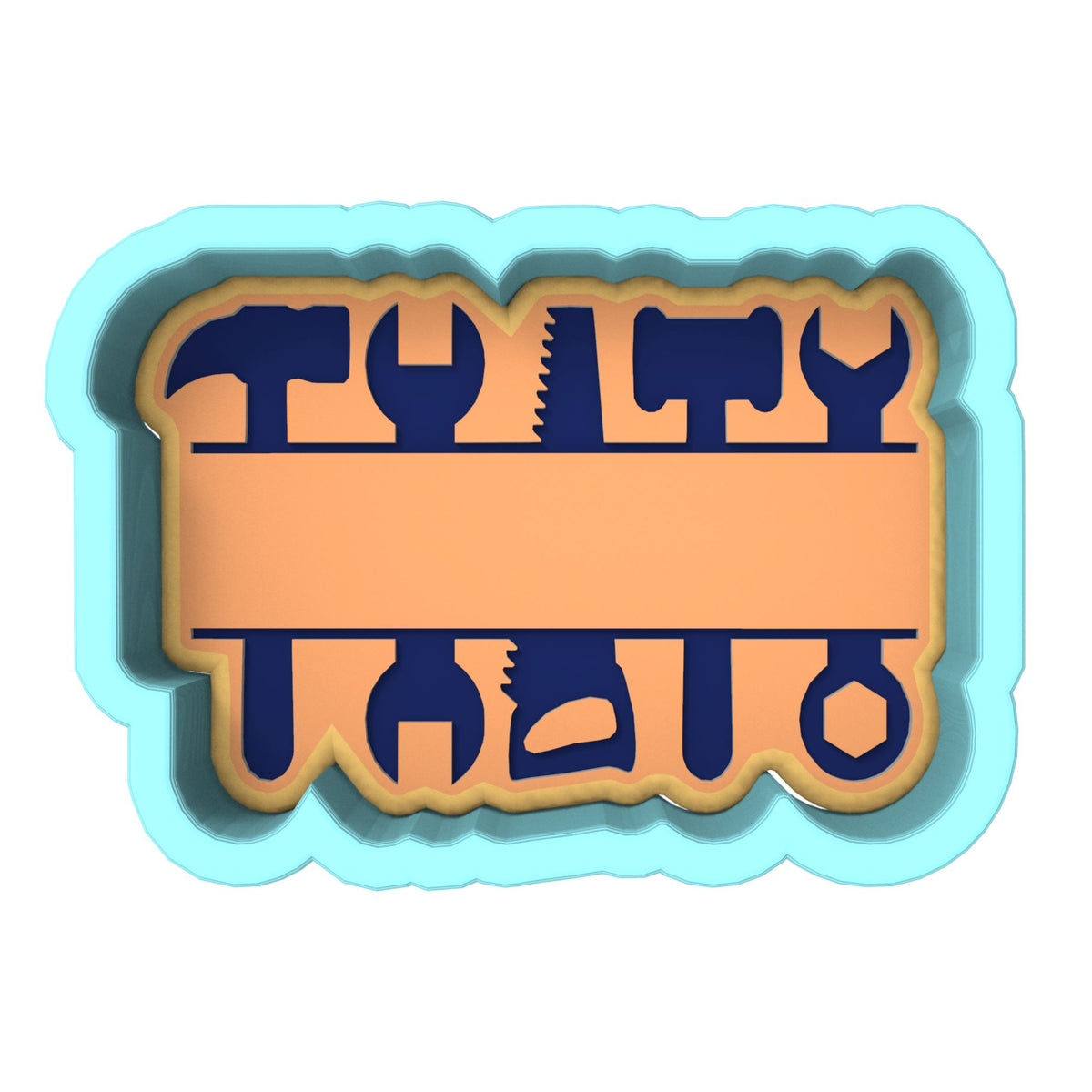 Dad's Tools Cookie Cutter | Stamp | Stencil #1