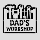 Dad's Workshop Cookie Cutter | Stamp | Stencil #1